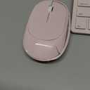 OMOTON Bluetooth Keyboard & Mouse Combo, Wireless Set for iPad Pro 13/11 (2024)/12.9, 10th/9th/8th/7th Gen, Air 6/5/4 and Other Bluetooth Enabled Devices (Pink)