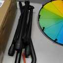 16-inch Prize Wheel Spinner with Stable Tripod Stand, Adjustable Height 36"-64" Spinning Wheel of Fortune, Dry Erase 12 Slots for Trade Shows, Parties & Events