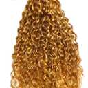 Honey Blonde Bundles Huamn Hair Highlight Curly Wave Human Hair Bundles 20 20 20 Inch Brazilian Virgin Remy Hair Extensions Deals #P2730 Honey Brown Bundle