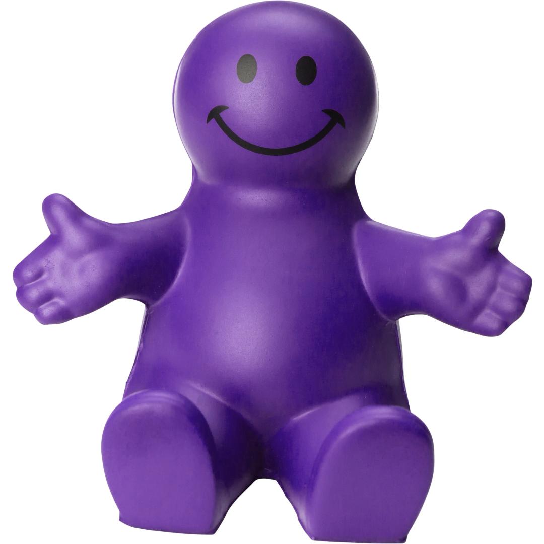 Squeezable Smile Phone Holder, Purple