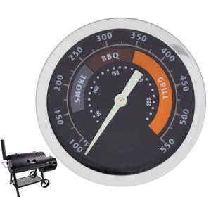 Smoker Thermometer Gauge for Oklahoma Joe's Smoker Accessories 3695528R06 Oklahoma Joe Grill Parts Accurate Heat Indicator for Most 13/16-inch Opening Charcoal Gas Grills & Charcoal Smokers, 550F, 1PC
