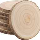 Wood Slices 10-11 Inches,Wood Slices for Centerpieces Table Decorations,Unfinished Rounds Wood for Crafts,Wood Slice for Rustic Wedding Decoration Projects (10-11inch 10pcs)