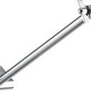 OFFO Shower Head Extension Arm, 11 in Shower Extension Arm with Locking Nut, Adjustable Height and Angle Shower Arm Extender, Universal G1/2 Connector for Fixed and Handheld ShowerHead, Chrome