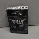 Black Leather & Vinyl Repair Kit, Leather Repair Kit for Car Seat, Shoes, Jacket, Sofa, Couch, Purse, Steering Wheel, Console, Easily Restores Faux, Artificial, Genuine Pleather With Easy Instructions