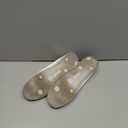 Women's Slip On Canvas Sneaker Low Top Casual Walking Shoes Classic Comfort Flat Fashion Sneakers (10, White Dot)