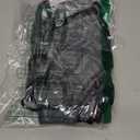 MAY TREE Clear Drawstring Bag for Women and Men, Drawstring Backpack for Concert Sport Festival Travel Work, Stadium Approved Backpack with 2 Front Pockets - Black (13.5*17 inches)