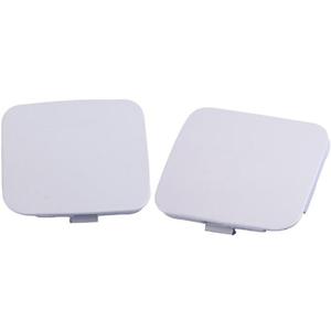 1Pair Left + Right Side Front Bumper Tow Hook Eye Cover Cap Fit for Toyota RAV4 2009 2010 2011 White
