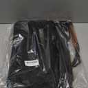 ZHMO Canvas Tote Bag for Women,Women's Bags Crossbody Bags Work Laptop Tote Bag Large Handbags Purse for Travel Nurse Teacher (New Upgrade Black With Compartments and Inner Cup Holders)