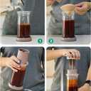 2 x D1 Coffee Filters-Pocket 100ct, Compostable, Disposable Coffee Filters Fits Driftbrew D1 All-in-One Coffee Press