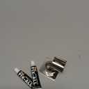 Shower Head Holder All Metal Handheld Shower Wand Bracket Adhesive Shower Wall Mount Holder Brass Shower Spray Holder Brushed Nickel, Drill Free Glue Installation