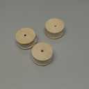 Vitalizart White Cotton Ribbon Handmade Fringe 5/8" x 21 Yd Cream Pure Natural Cotton Ribbons for Gift Wrapping Wedding Invites Bridal Shower Bouquets Holiday Decor