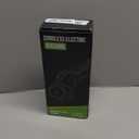 Cordless Electric Scissors: 4V Rechargeable Rotary Cardboard Cutter, 3000mAh Battery, with LED Light, 2 Blades, Box Cutter for Fabric Carpet Carton Plastic Leather Cloth (Green)