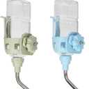 Guinea Pig Water Bottle, Small Animal Plastic Buckle no drip Glass Water Dispenser, Suitable for Hamsters, pet Rabbits, Rats, Mouse, Totoro, Hedgehogs (Blue)