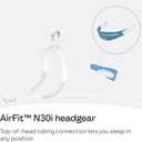 Resmed AirFit N30i/P30i Headgear - CPAP Nasal Mask Replacement Head Strap Gear - CPAP Parts & Accessories - Medium/Standard