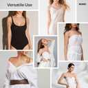 NONIO Adhesive Bra Strapless Sticky Invisible Push up Reusable Silicone The Best Off Backless Viscous for Women (Beige)