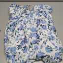 Women's Halter Neck Floral Maxi Dress 2024 Summer Boho Long Sundress Sexy Sleeveless Backless Flowy Ruffle Dress Size M