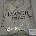 LYANER Women's Dressy Ruffle Blouse Long Sleeve Collar Neck Button Down Victorian Shirt Tops L