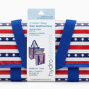 Hydroelements Cooler Bag, Hot or Cold Holds 4-6 hrs, American Flag Style