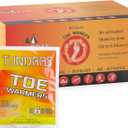 Hot Toe Foot Heat Warmers - 40 Count, Adhesive Long Lasting Air Activated Disposable Natural Heating Pads for Shoes, Boots  Odorless & Comfortable for Outdoor Work, Sports Activities