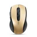 TECKNET Bluetooth Mouse, 4000DPI Wireless Mice for Laptop 2-in-1(BT 5.0/3.0+2.4Ghz) Computer Portable PC Mouse Wireless with USB Receiver for Mac (USB-A+Bluetooth, Black)