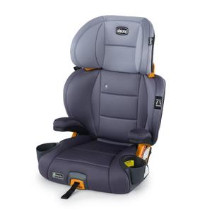 Chicco KidFit ClearTex Plus 2-in-1 Belt-Positioning Booster Car Seat, Backless and High Back Booster Seat, for Children Aged 4 Years and up and 40-100 lbs., Lilac/Purple, Mfd 4/2026