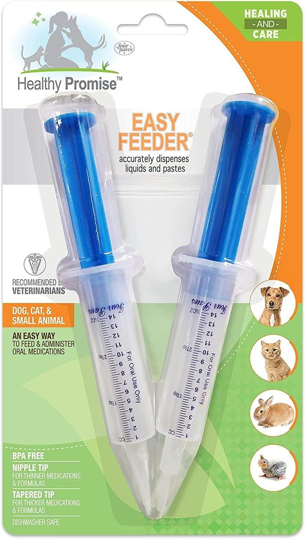 Four Paws Easy Feed Syringe Feeder 2Ct - Pack of 2