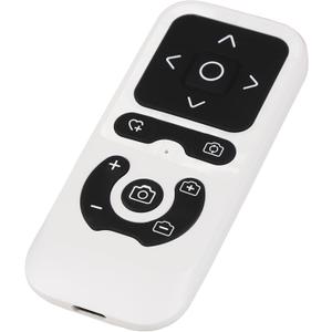 Wireless Camera Remote Control for iPhone, Control Phone Camera Shutter and Zoom, Control Scrolling Remote for Tiktok Videos, Page Turner for Kindle App, for iOS, Android, iPad (White)