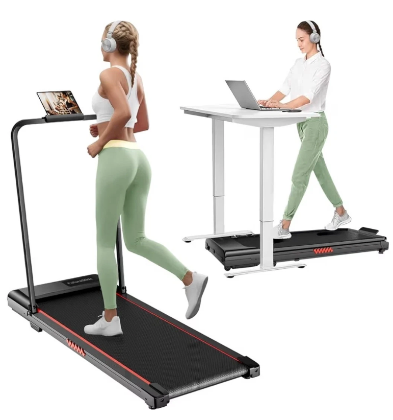 Walking Pad with Handle, 3.0HP Walking pad Treadmill, 3 in 1 Portable Under Desk Treadmill for Home,Treadmil with Handle Bar,Small Treadmills,Foldable Treadmills with Remote Control,LED Display