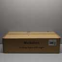 Melkelen Ceiling Fans with Lights and Remote,56in Ceiling Fan with 5-Blades,Quiet Reversible DC Motor,6 Speed, Dimmable LED Light,White Ceiling Fan for Bedroom/Living Room/Kitchen/Patio