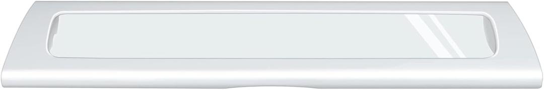 W10827015, AP5985816, 67005903 Pantry Drawer Door Cover (With Transparent Plastic Sheet) Compatible With Kenmore, Maytag, Whirlpool, Amana, Jenn-Air, KitchenAid, Ikea, Dacor, Gaggenau Refrigerator