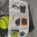 Tennis Rebound Trainer Set, Portable Solo Practice Tool with Heavy Duty Power Base, 3 String Balls, Indoor/Outdoor Tennis Training Equipment for Beginners & Advanced Players