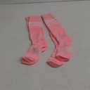 CS CELERSPORT 2/3 Pairs Soccer Softball Socks for Youth Kids, Men and Women Multi-sport Socks (Large, Pink (2 Pack)