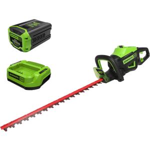 Greenworks 60V 26" Brushless Cordless Battery-Powered Hedge Trimmer, 2.0Ah Battery and Charger Included