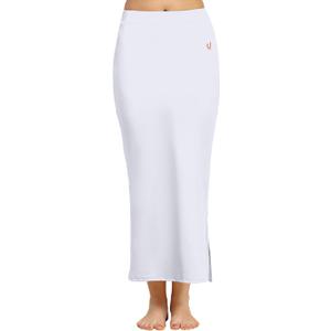 TRENDMALLS Saree Shapewear Petticoat for Women, Cotton Blended, petticoat,Skirts for Women, shape wear dress for saree (White, M)
