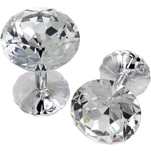 Sumnacon Classic Crystal Curtain Tiebacks Tassel Curtain Holdbacks, 2 Pcs Wall Mounted 2 1/3 Dia Home Office Decorative Drapes Tie Back Holders Multi Use Wall Hook Coat Hanger(60mm Silver)