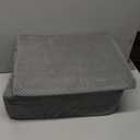 40D Density Foam Dog Ramp for Stairs Suits for Small Dogs Cats, Pet Steps Stairs for Staircase Stairs with Anti-Slip Bottom and Self-Sticky Pads to Fix, (6Pack, Gray)