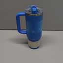 STANLEY Quencher ProTour Flip Straw Tumbler with Leakproof Lid | Built-In Straw & Handle | Cupholder Compatible for Travel | Insulated Stainless Steel Cup | BPA-Free (30 Ounces, Azure Fade)