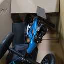 BlessReach All Terrain Steerable Knee Scooter Crutch AlternativeDeluxe Medical Scooter Double Handbrake,for Adults Injured Ankle & Foot Recovery Scooter in Blue