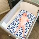 4-Pack Fitted Crib Sheet Set - Super Soft & Breathable Baby Girl Crib Sheets, Nursery Decor, Fit for Standard Mattress Cover-  30x48 inch - Assorted