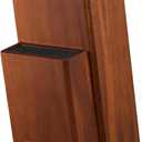 ENOKING Universal Knife Block without Knives, Acacia Wood Knife Holder/Knife Organizer with Removable Plastic Bristles for Kitchen Counter Knife Storage Rack