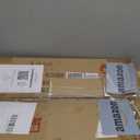 Fab Glass and Mirror 6"" L x 21"" W, Bronze Rectangle Floating Shelf Kit Glass Shelves, 6"" x 21""" (799456351667-BRZ)