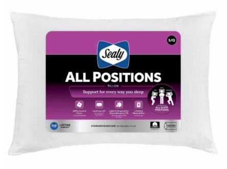 Sealy® All Positions Bed Pillow
 20x28