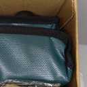 Outdoor Heated Cat House in Winter,Extremely Insulated & Weatherproof,Feral Cat Shelter with Waterproof Eaves & Escape Door for Outside Stray Barn Cat(Dark Green,25.6"x16.5"x13.4")