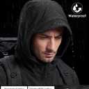 FREE SOLDIER Men's Outdoor Waterproof Soft Shell Hooded Military Tactical Jacket XL