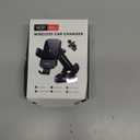 CHGeek Wireless Car Charger, 2026 Upgrade 15W Fast Charging Auto Clamping Car Phone Holder Charger, Phone Holders for car Mount, fit for iPhone 17 16 15 14 13 Mini Pro Max XR,Samsung Galaxy S25 Ultra (Matte Black)