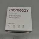 Momcozy Flange Insert 21mm Compatible with 24mm Flange/Shield of Most Pumps, Insert for Breast Pump Replacement Accessories, 4PCS 21mm (Transparent)