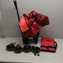 Small Wagon Carts Collapsible/Folding/Foldable/for Apartment/Grocery/Travel/Camping/Shopping/Outdoor/Lightweight & Portable