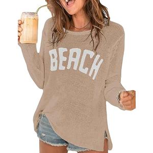 Beach Knit Long Sleeve Top Size XL