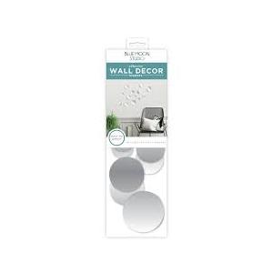 Blue Moon Studio Silver Circle Wall Mirror - 14 Pc Pack 