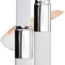 ELROEL BLANC Cover Cream Stick V - Korean Color-Changing Foundation with Detachable Brush - Full to Medium Coverage Base Makeup (201 Light, 0.45 oz)